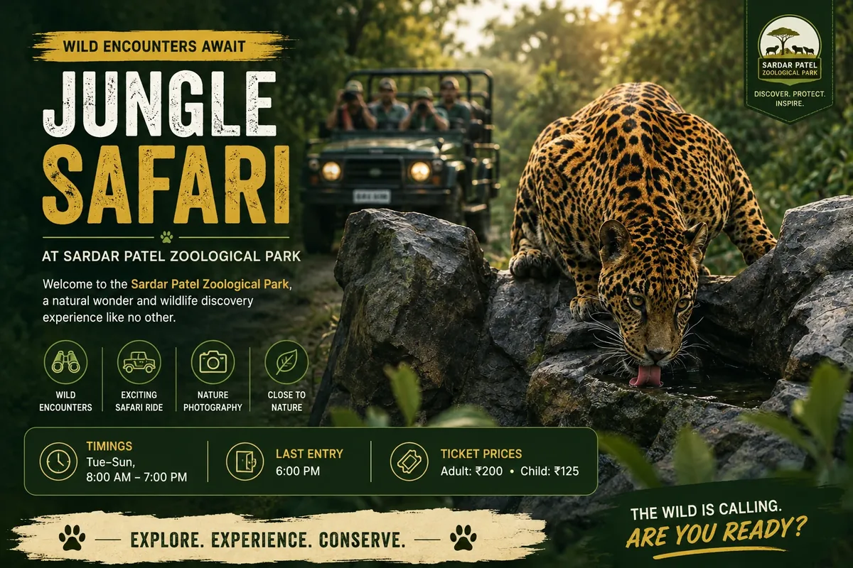 Jungle Safari at Statue of Unity — key info at a glance