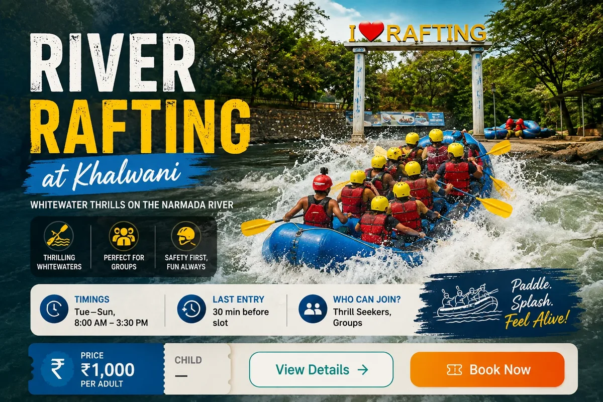 River Rafting Khalwani at Statue of Unity — key info at a glance