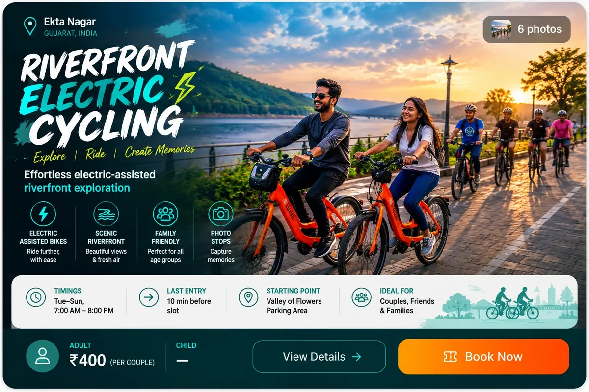 Riverfront Electric Cycling