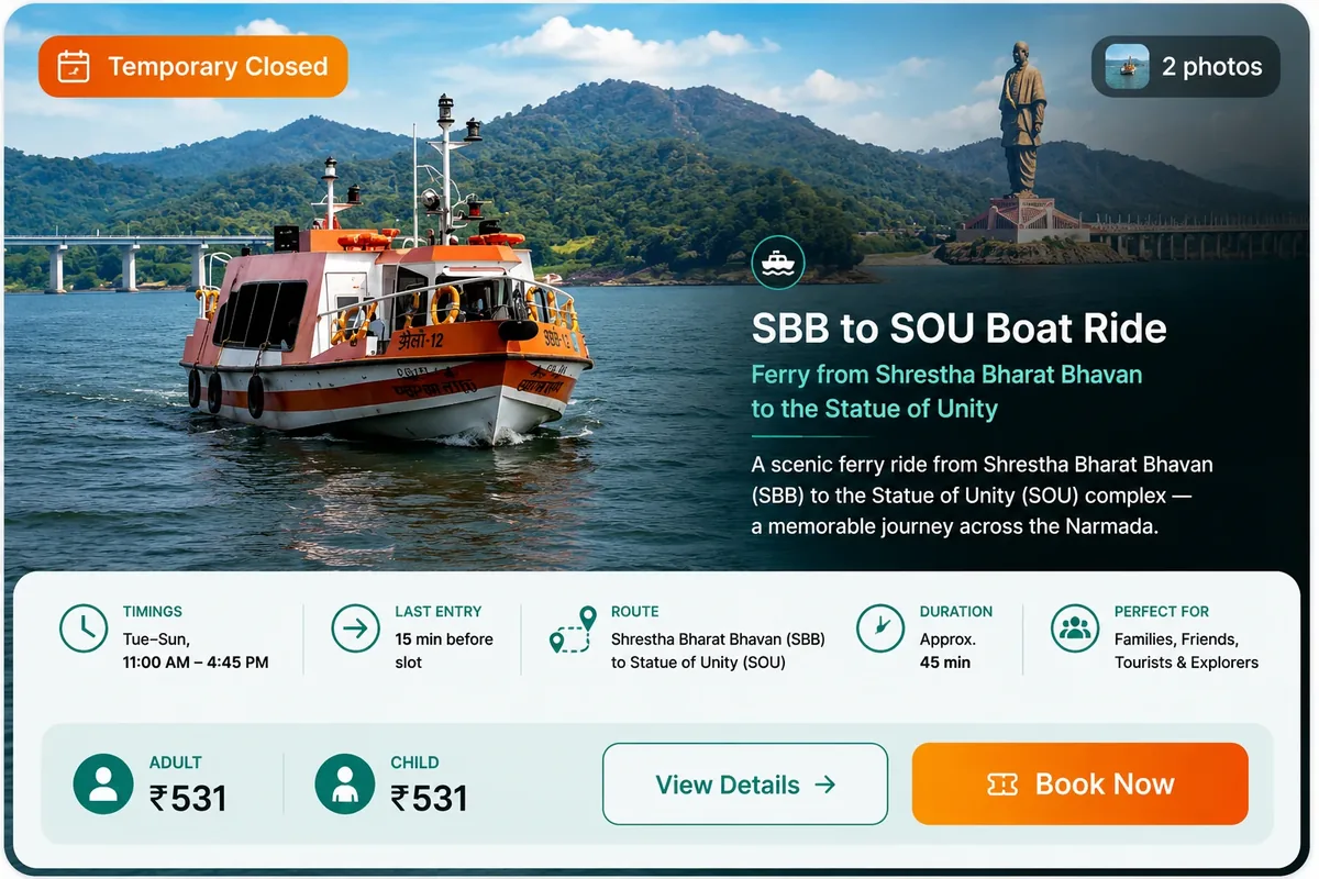 Sbb To Sou Boat Ride