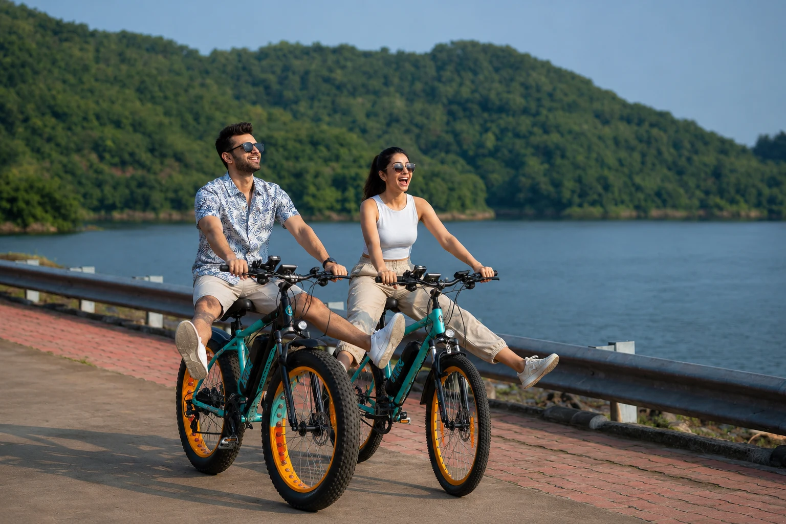 Riverfront Cycling