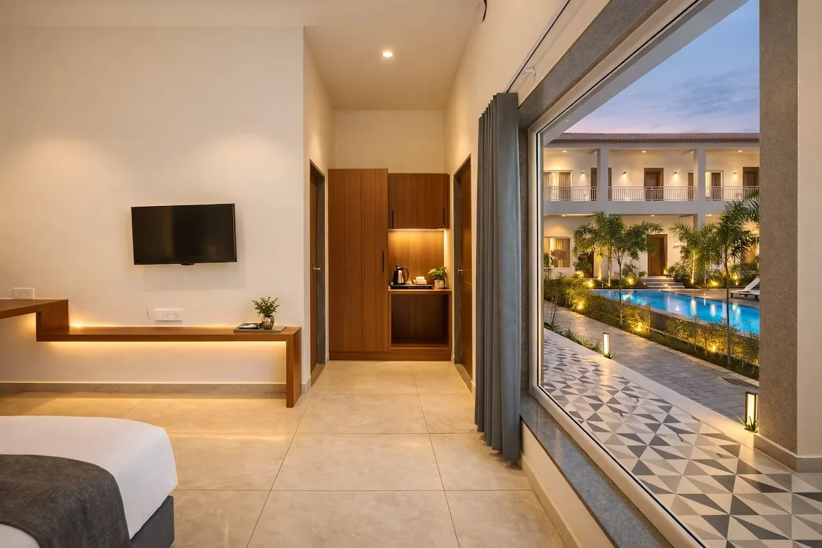 Premium Room at Lavender Hotel, Kevadia, with pool view