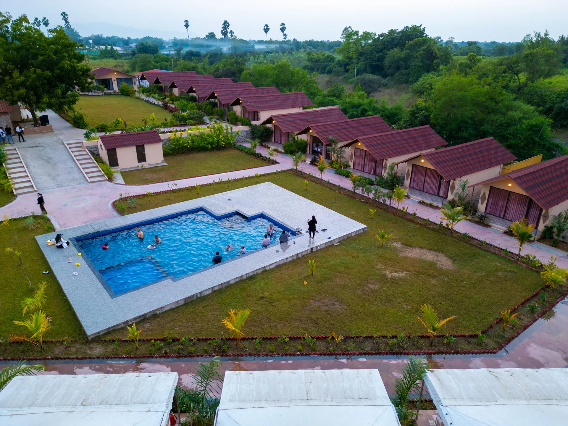 Aerial Layout at Soil To Soul Resort