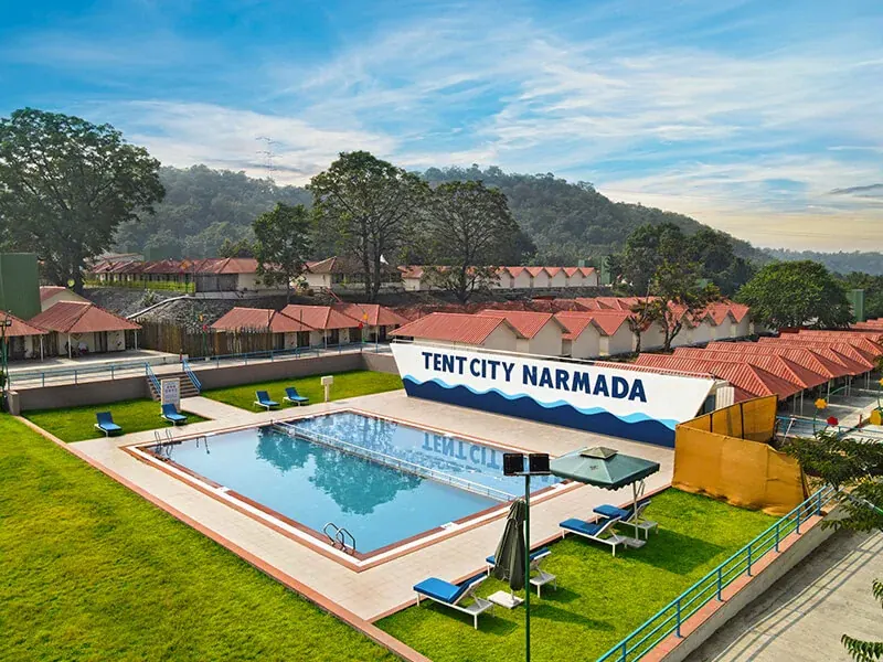 Swimming Pool at Tent City Narmada – 2