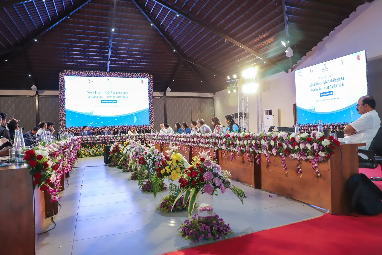 Corporate event setup