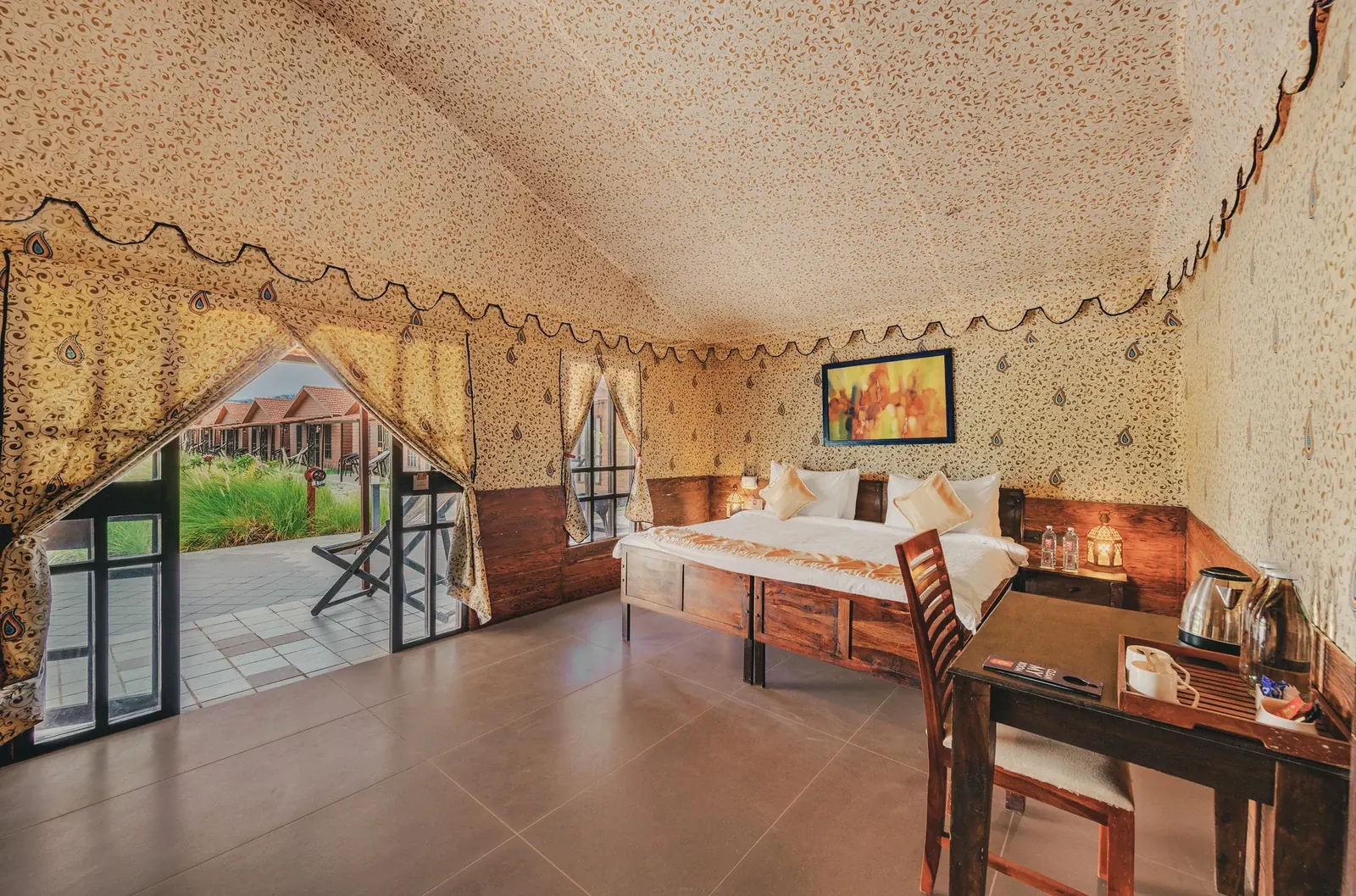 Premium Cottage — garden view at Tent City 1
